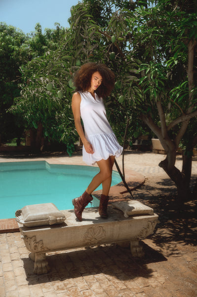 "Coastal Puff" Mini Dress