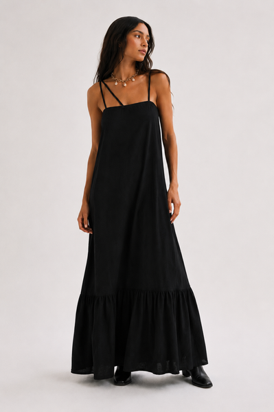 "Desert Noir" Maxi Dress