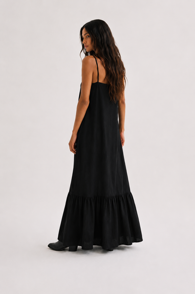 "Desert Noir" Maxi Dress