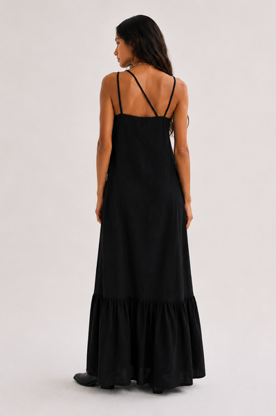 "Desert Noir" Maxi Dress