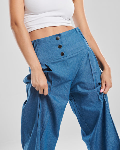 "Dare to Flare" Wide Legged Denim Trousers