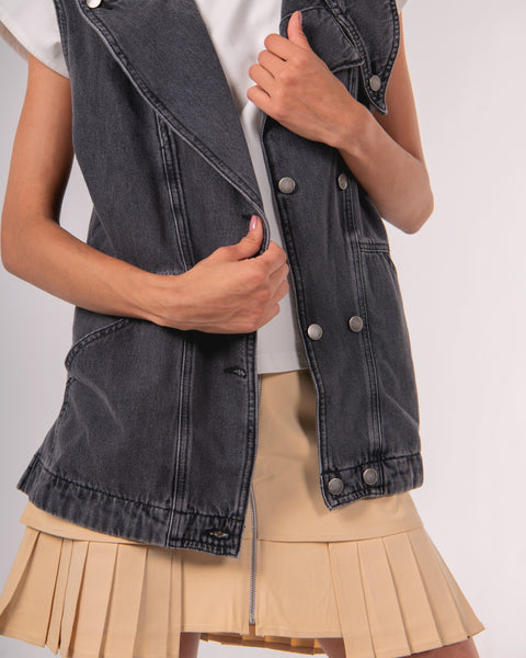 "Flow" Denim Vest