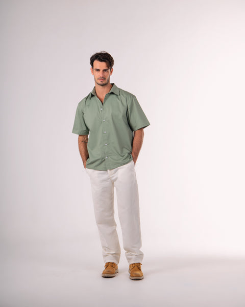 Half Sleeve Poplin Shirt