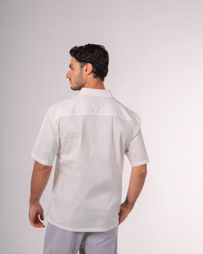 Half Sleeve Poplin Shirt