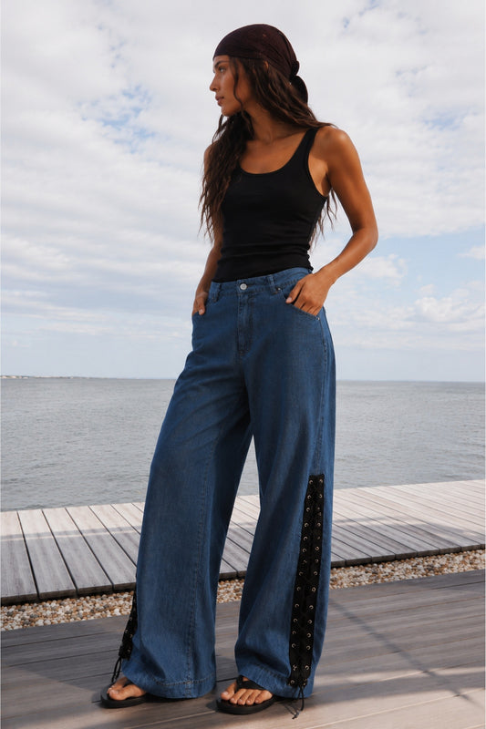 "The Mirage" Lightweight Flared Jeans