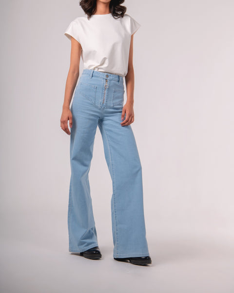 "Sapphire 1.0" Flared Jeans