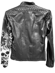 Ritmo X Reconstructed Biker Jacket (Skulls)