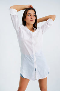 Loose Fitting Textured Shirt