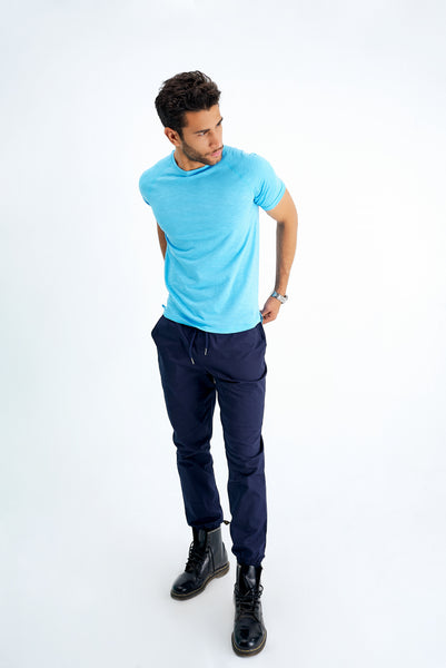 1/2 Sleeves Straight Hem Tee "Sustainable"