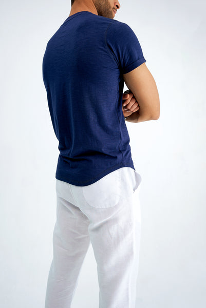 1/2 Sleeves Elongated Hem Tee "Sustainable"