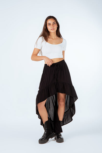 Ritmo x Caro Doss: Tidal High Low Skirt