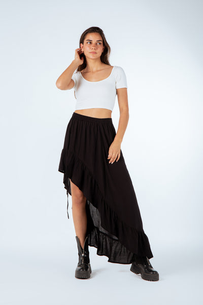 Ritmo x Caro Doss: Tidal High Low Skirt