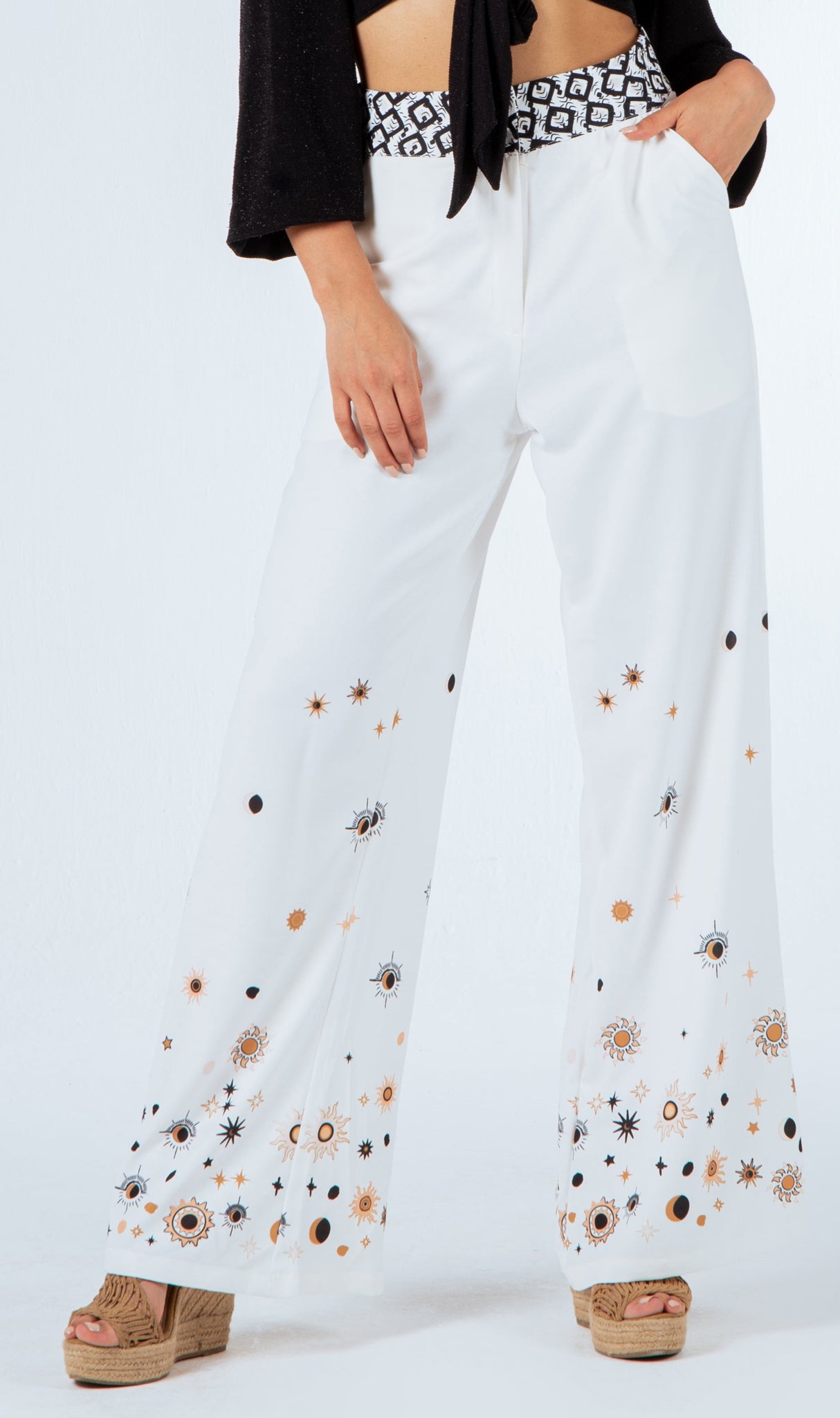 Ritmo x Caro Doss: "Hailey" Wide Legged Trousers