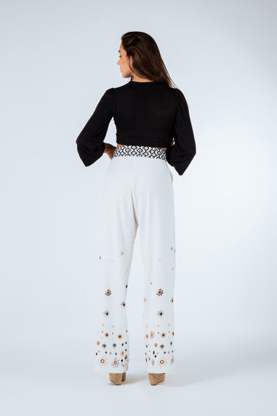 Ritmo x Caro Doss: "Hailey" Wide Legged Trousers