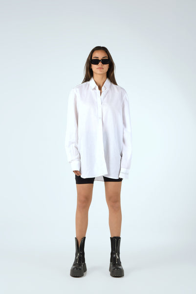 Oversized Linen Shirt