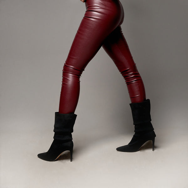 "Glide" Faux Leather Leggings